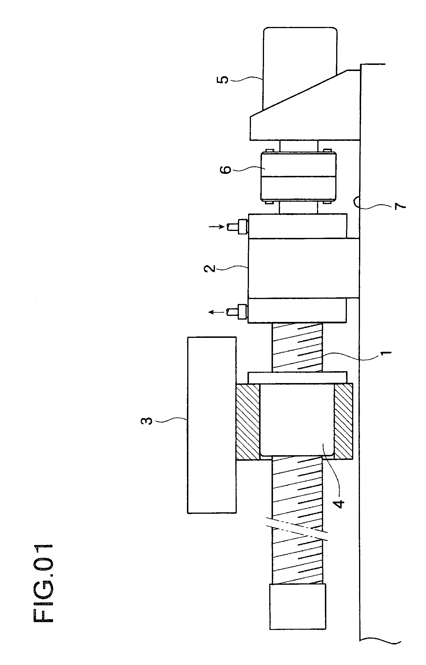 Cooling/lubricating device for machine tool feed shaft
