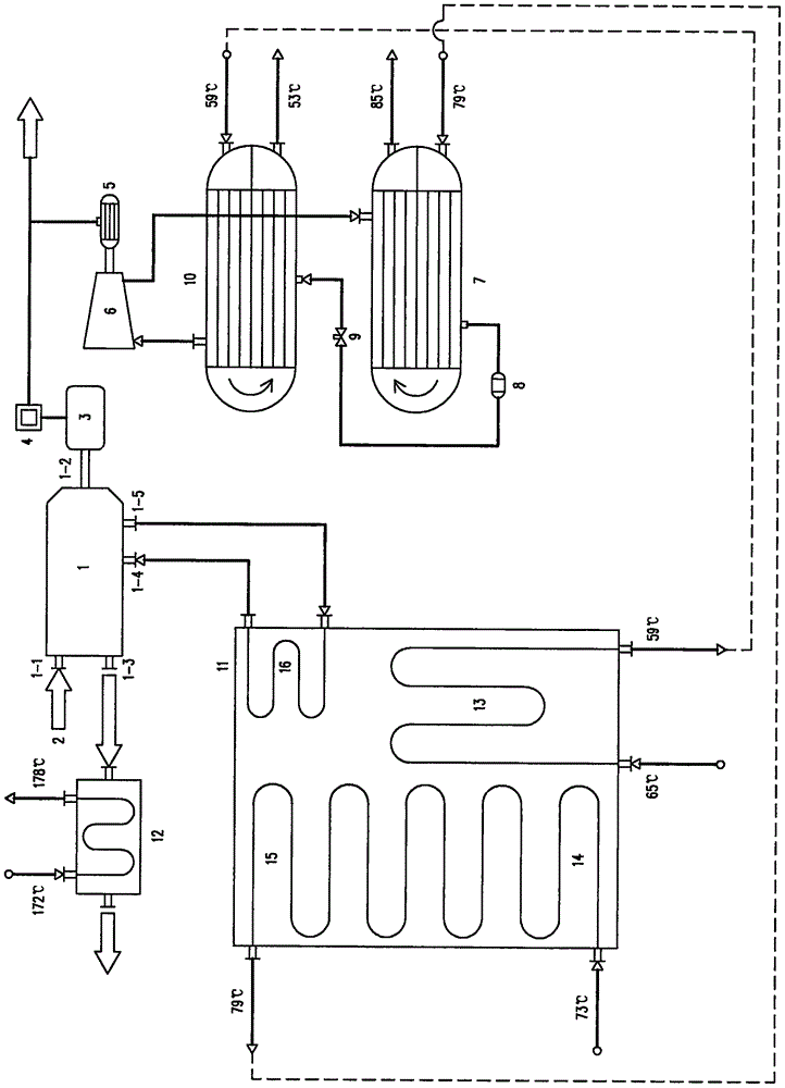 Boiler compression heat pump and absorption heat pump under step driving of power generator