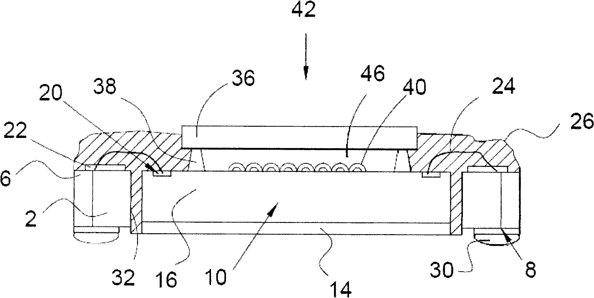 Image sensor package with grain receiving opening and method of the same