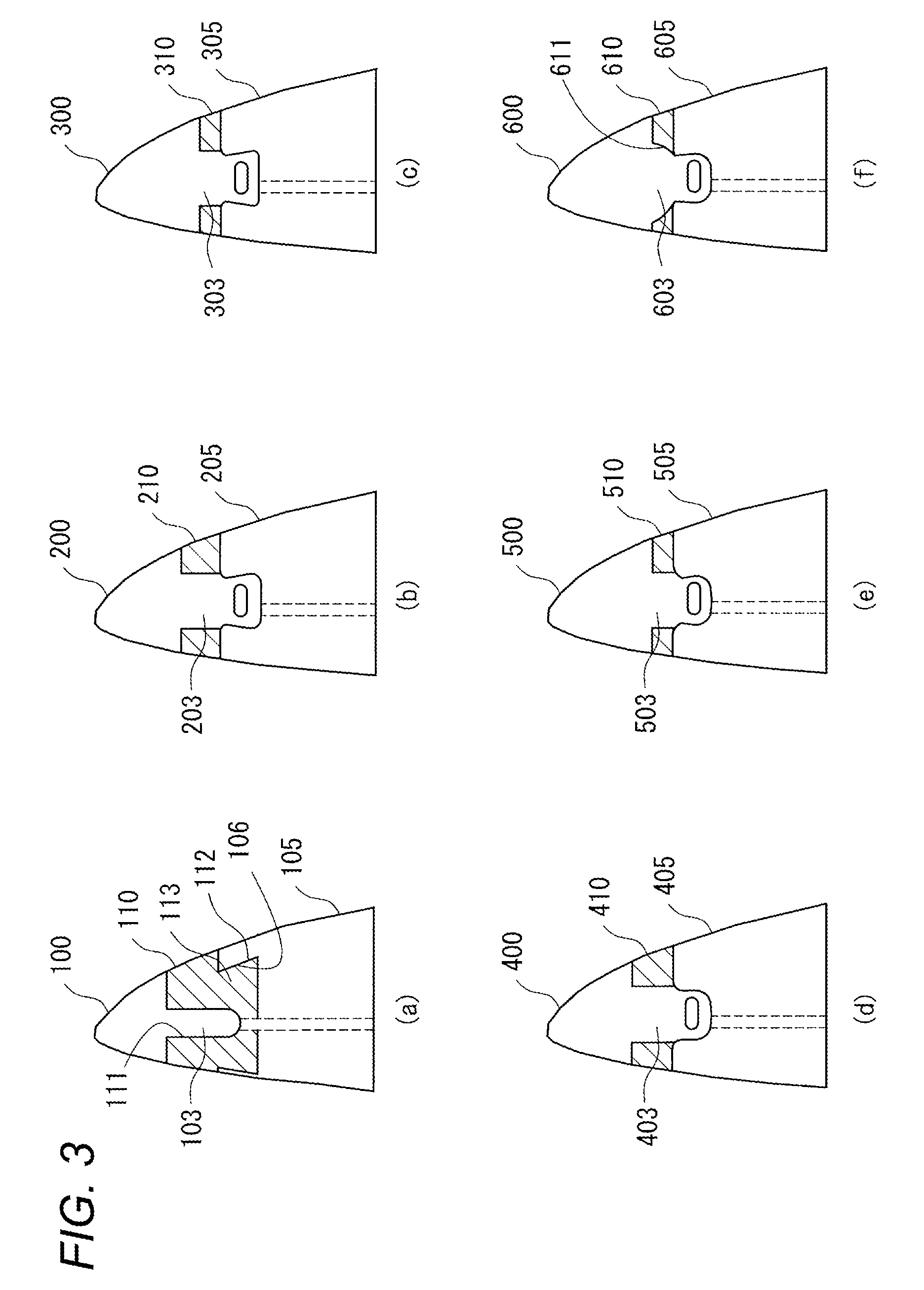 Lightning protection structure of blade for wind power generation