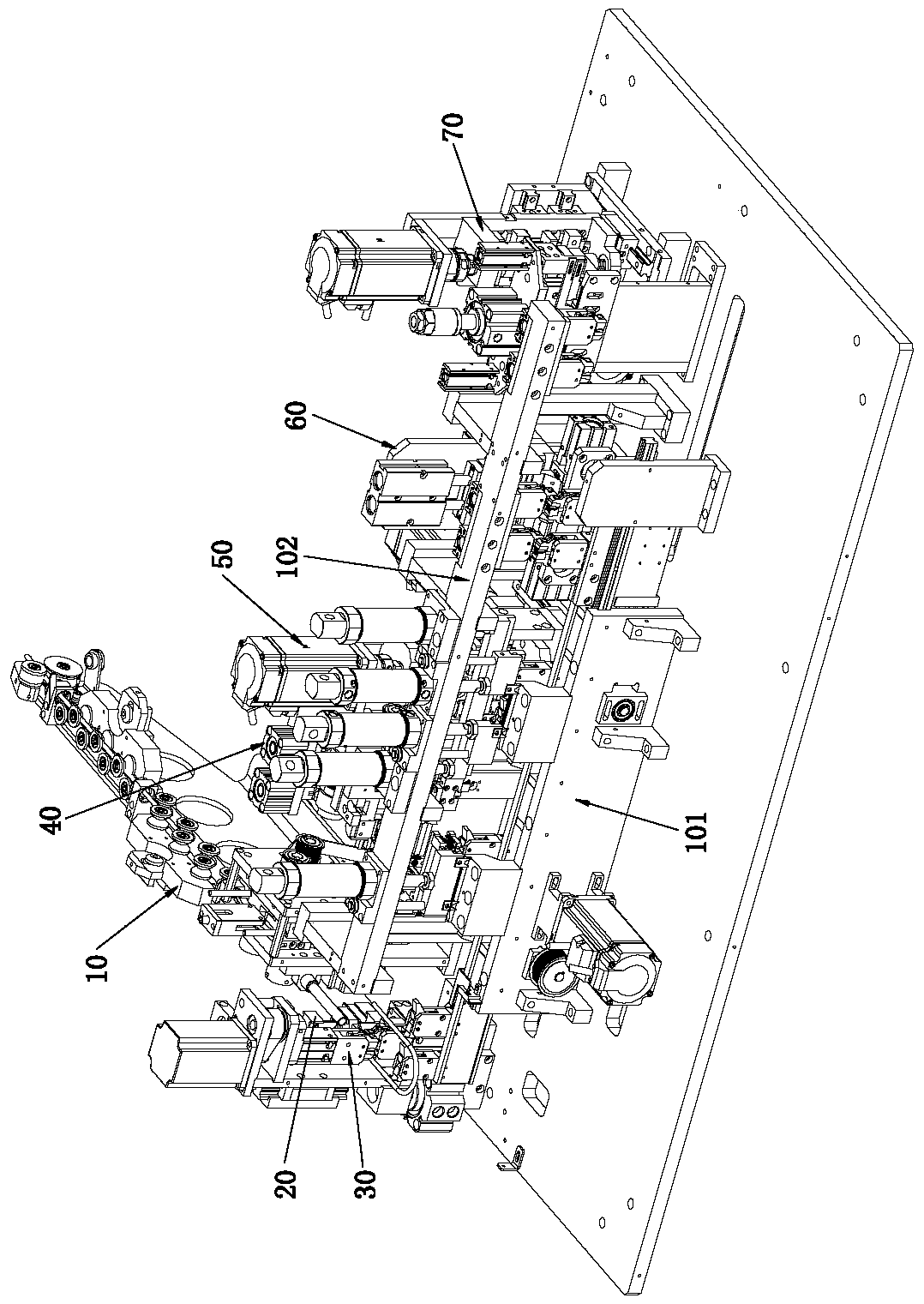 Sleeve penetrating device for connecting wire