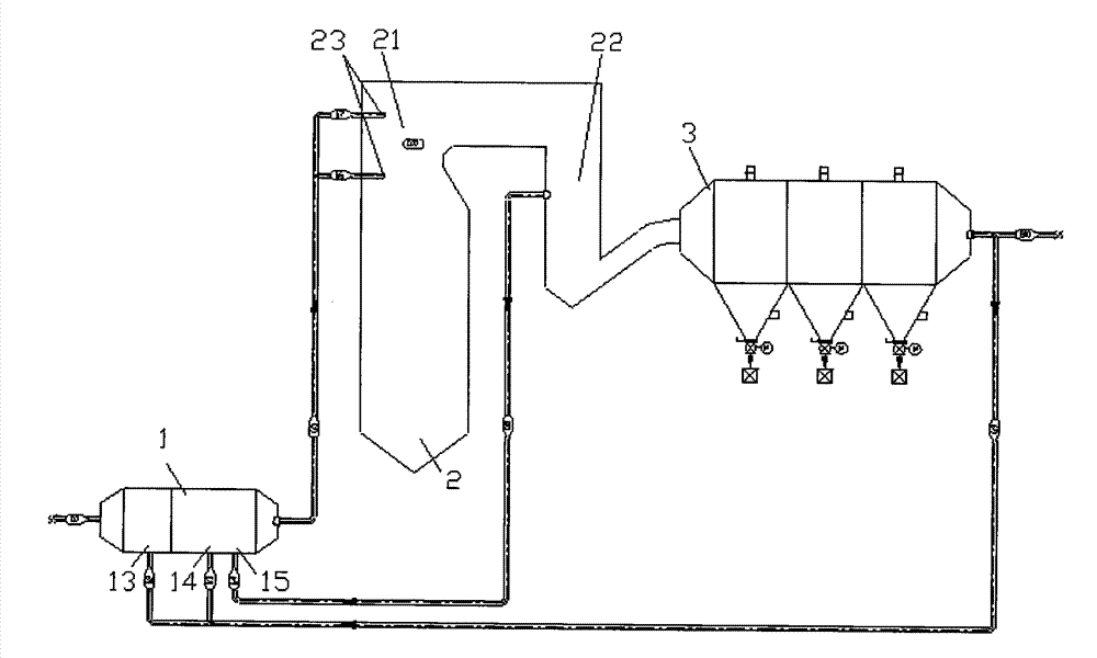 High-efficiency ammonia-method denitration process and device thereof
