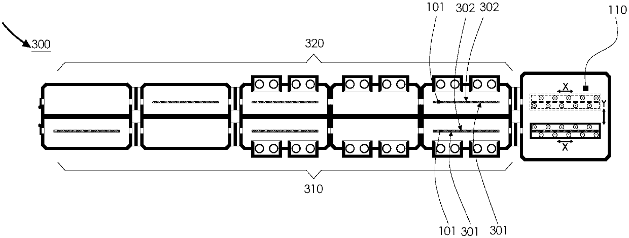 Vacuum transfer device and transfer method for realizing substrate orthogonal transfer