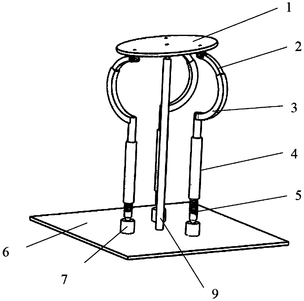 A Three Degrees of Freedom Parallel Mechanism with Arc Moving Pair