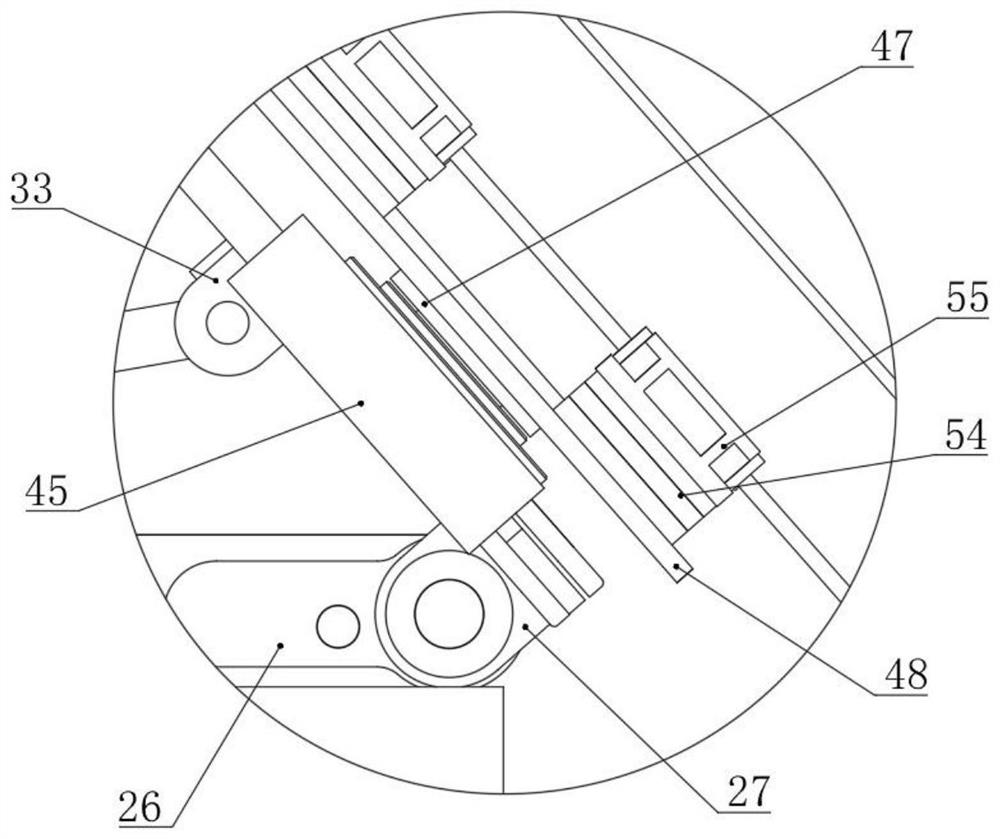 Deflection mechanism used for drilling machine and application method