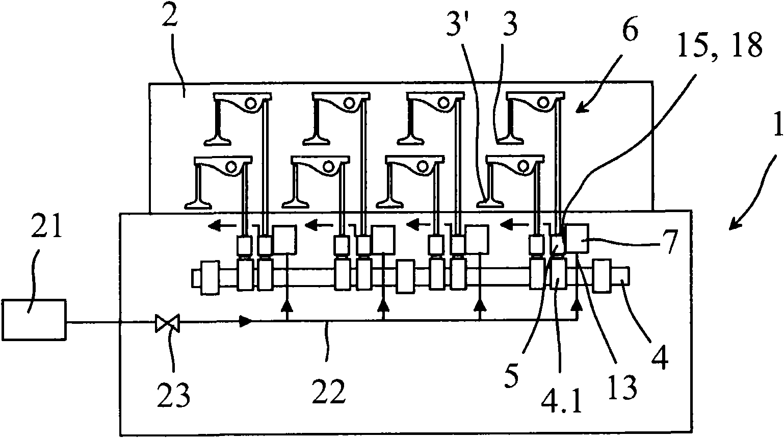 Attenuator for damping pressure fluctuations in a hydraulic system