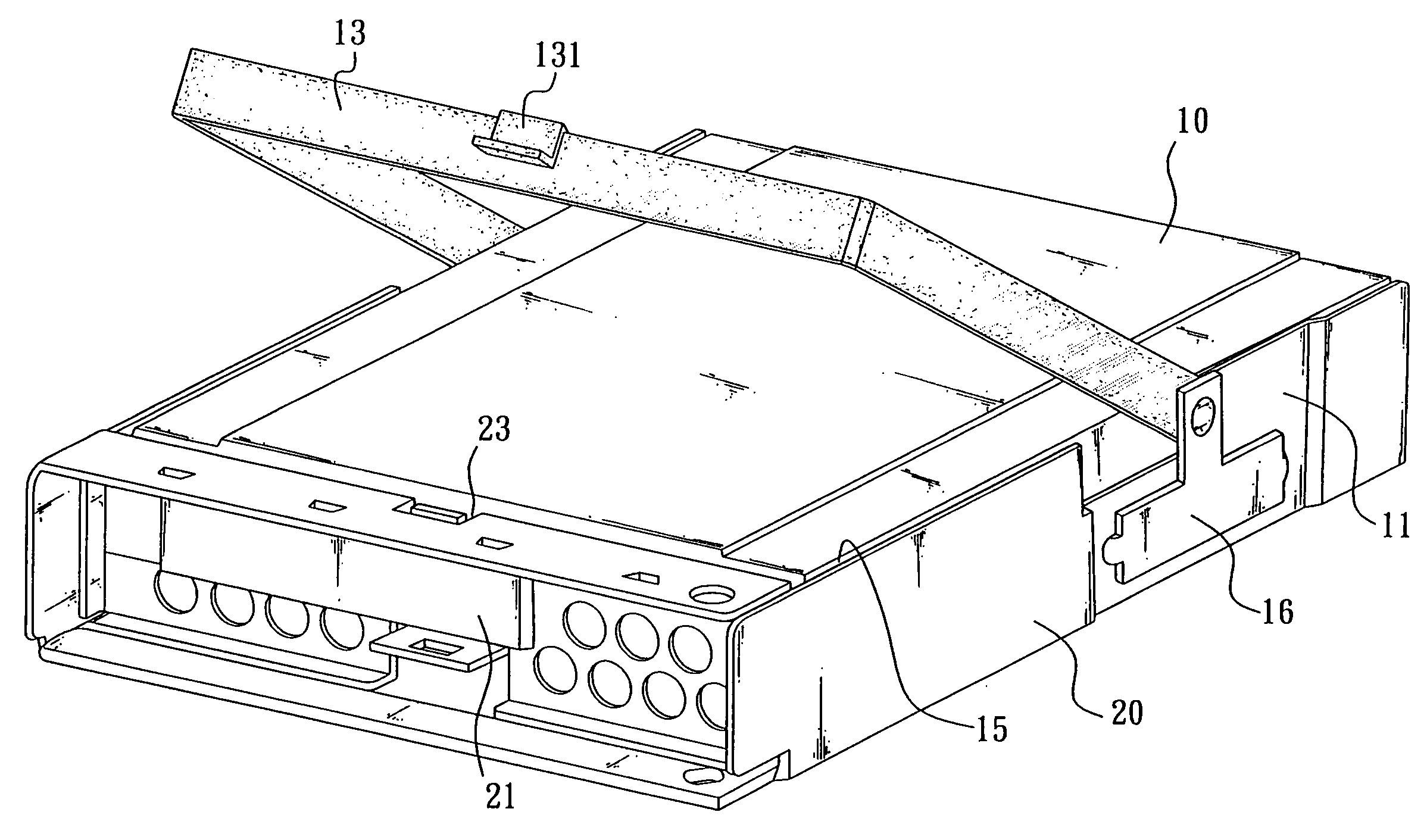 Mechanism for rapidly installing and detaching hard disk
