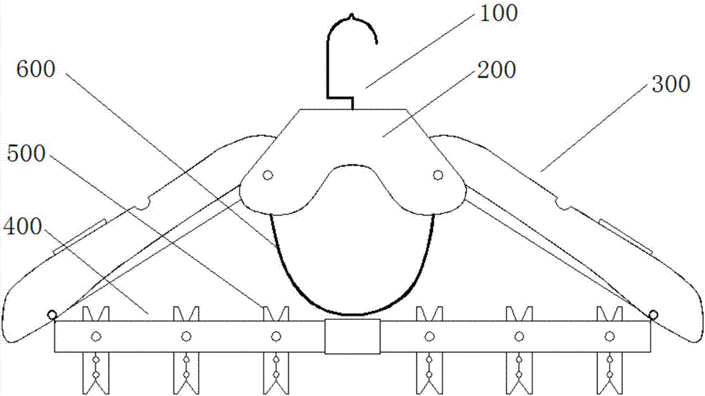 Multifunctional foldable hanger