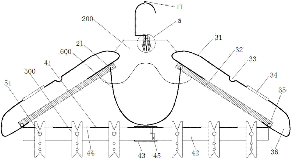 Multifunctional foldable hanger