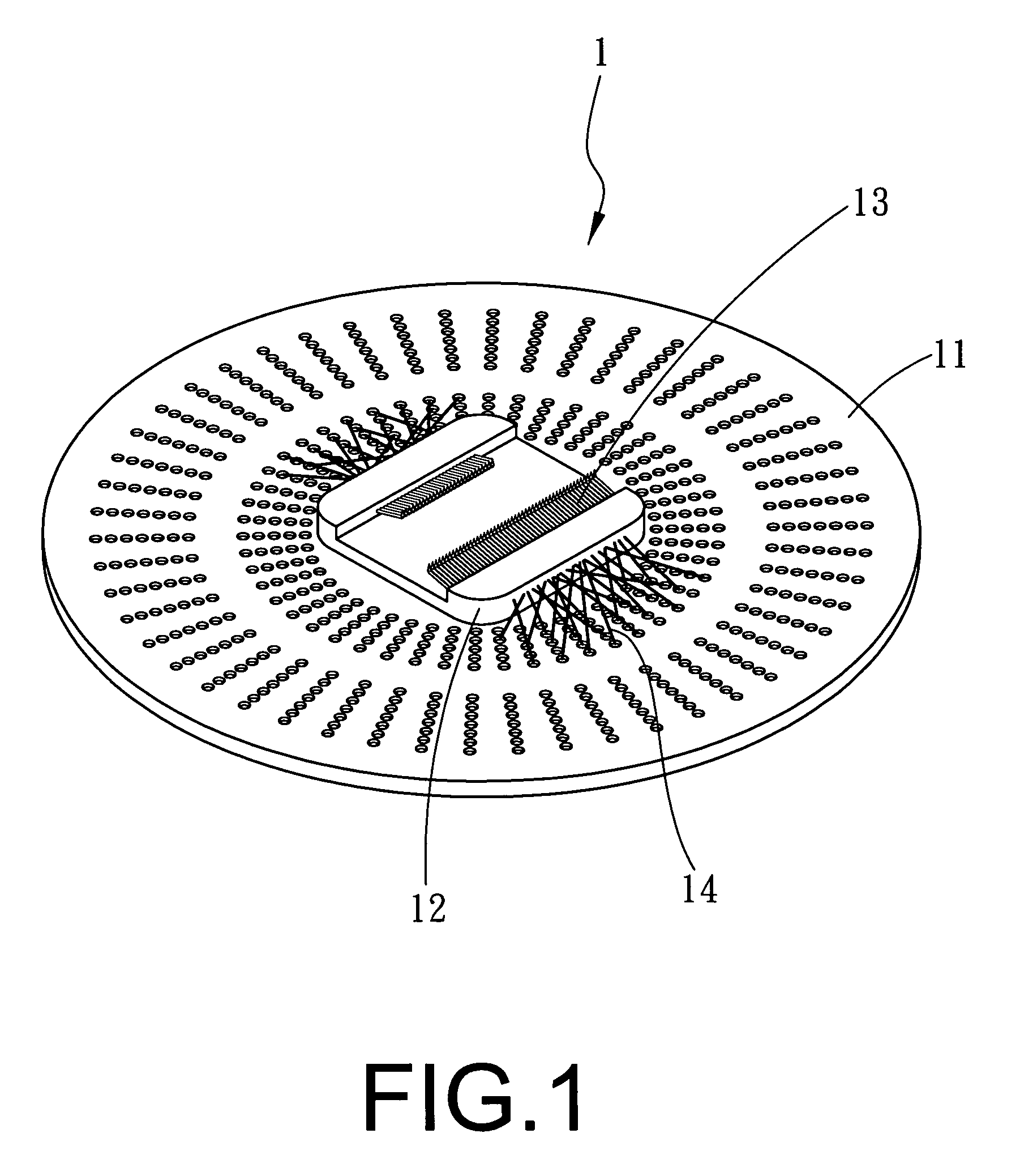 Treating method for probes positioned on a test card