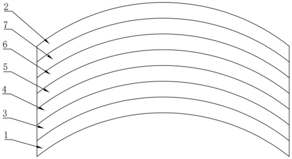 Curved surface coating process for electrochromic lens