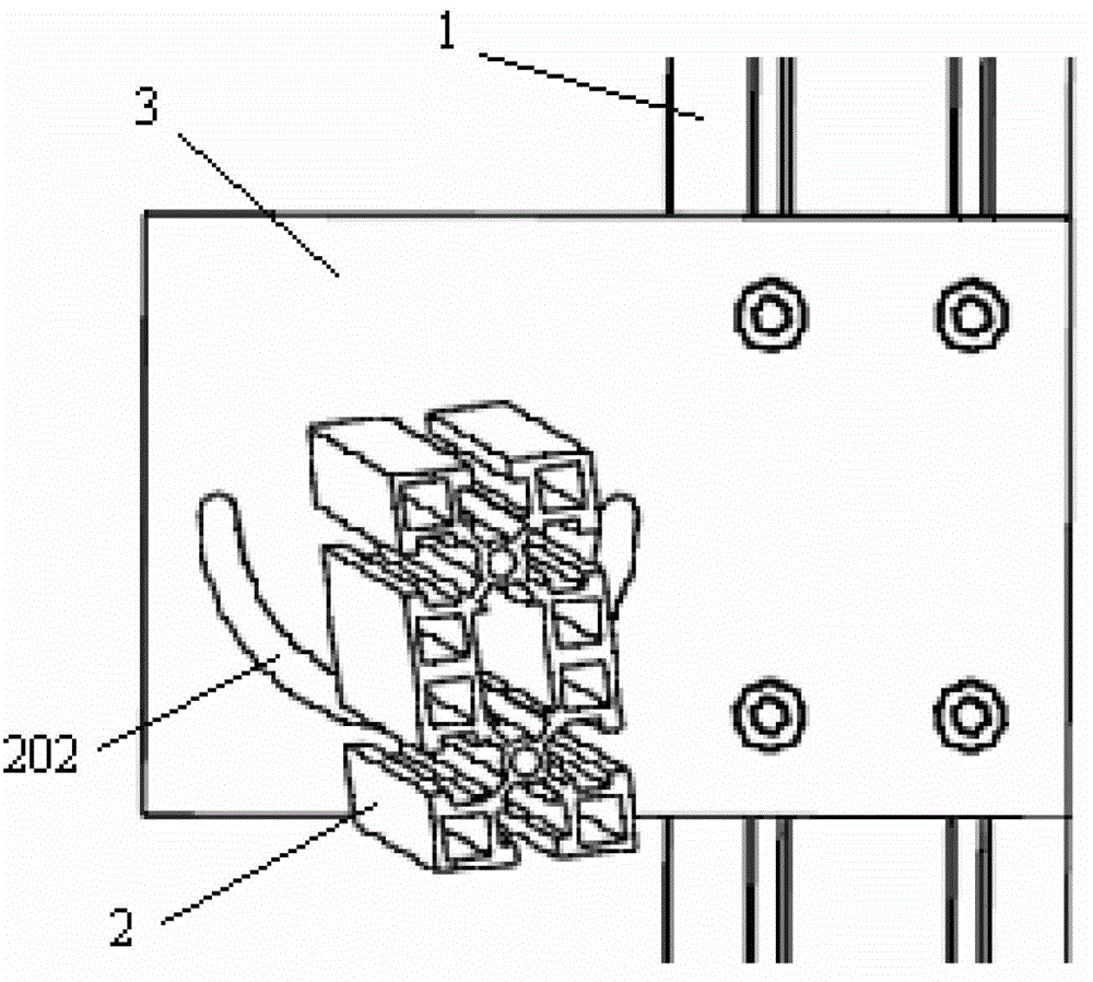 Rack for testing anti-sinking rigidity of side surface of vehicle body