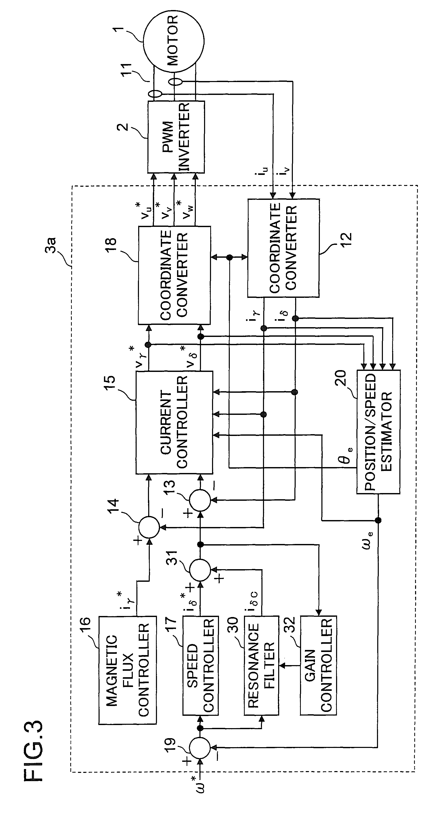 Motor control device and compressor