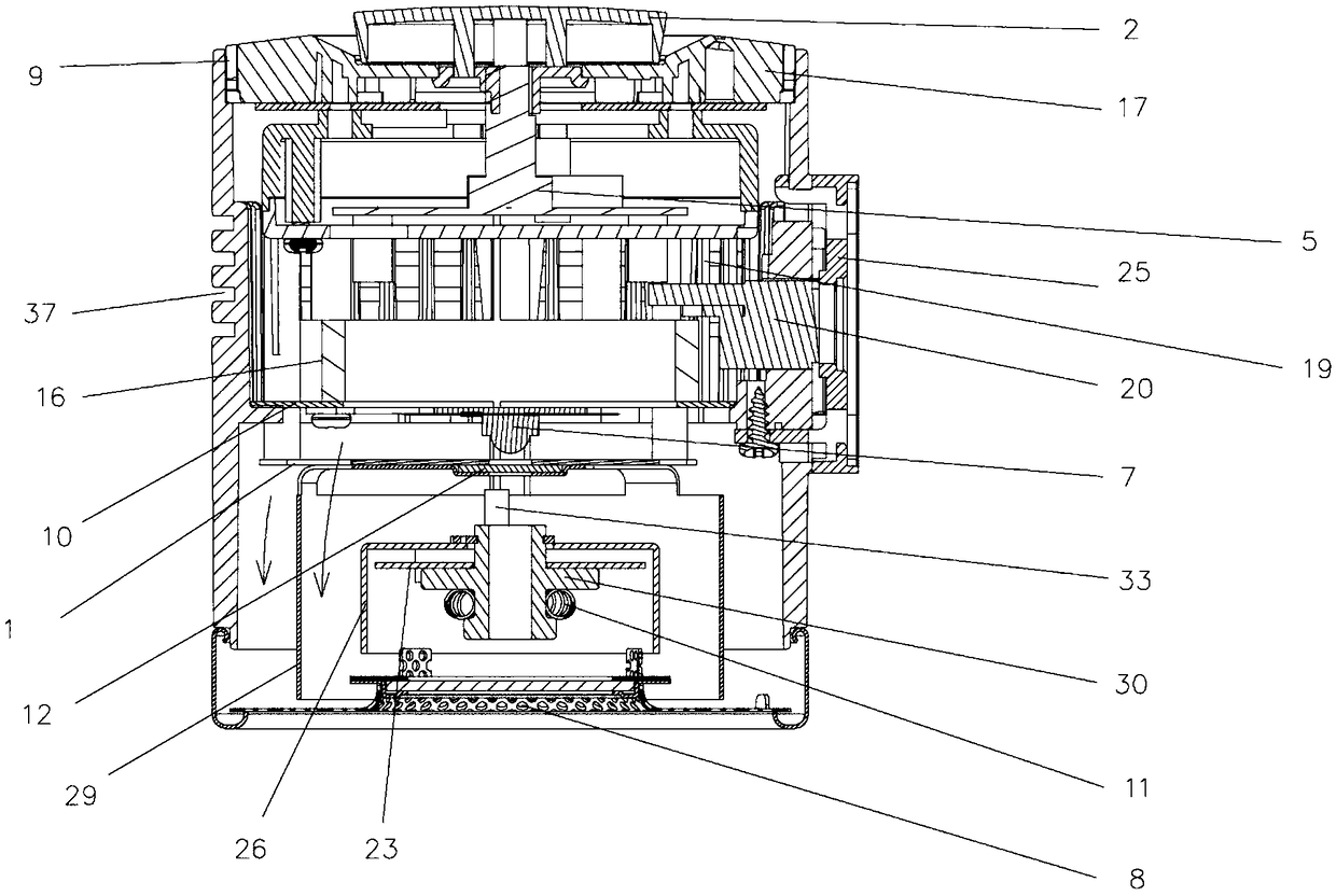 An electronic photothermal health care therapeutic instrument