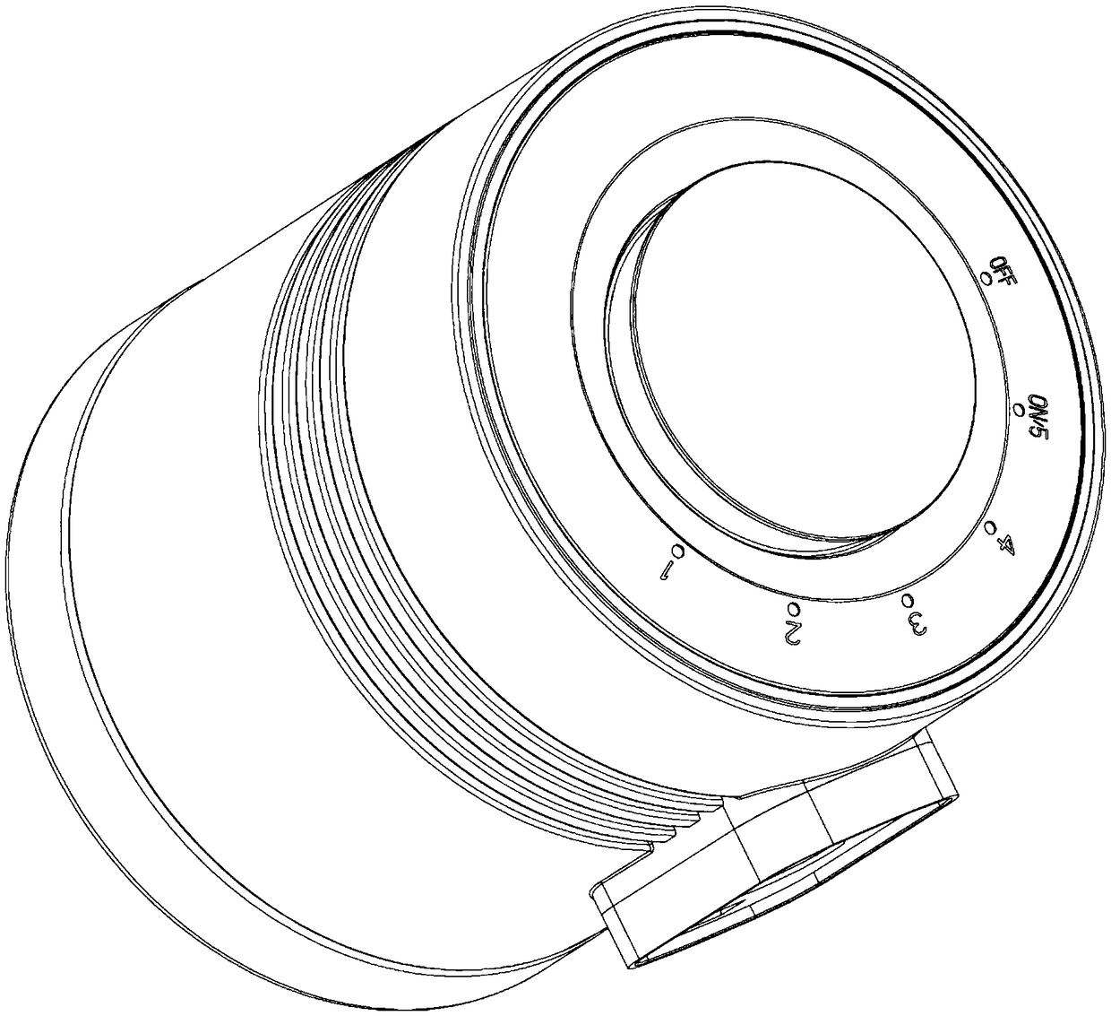 An electronic photothermal health care therapeutic instrument