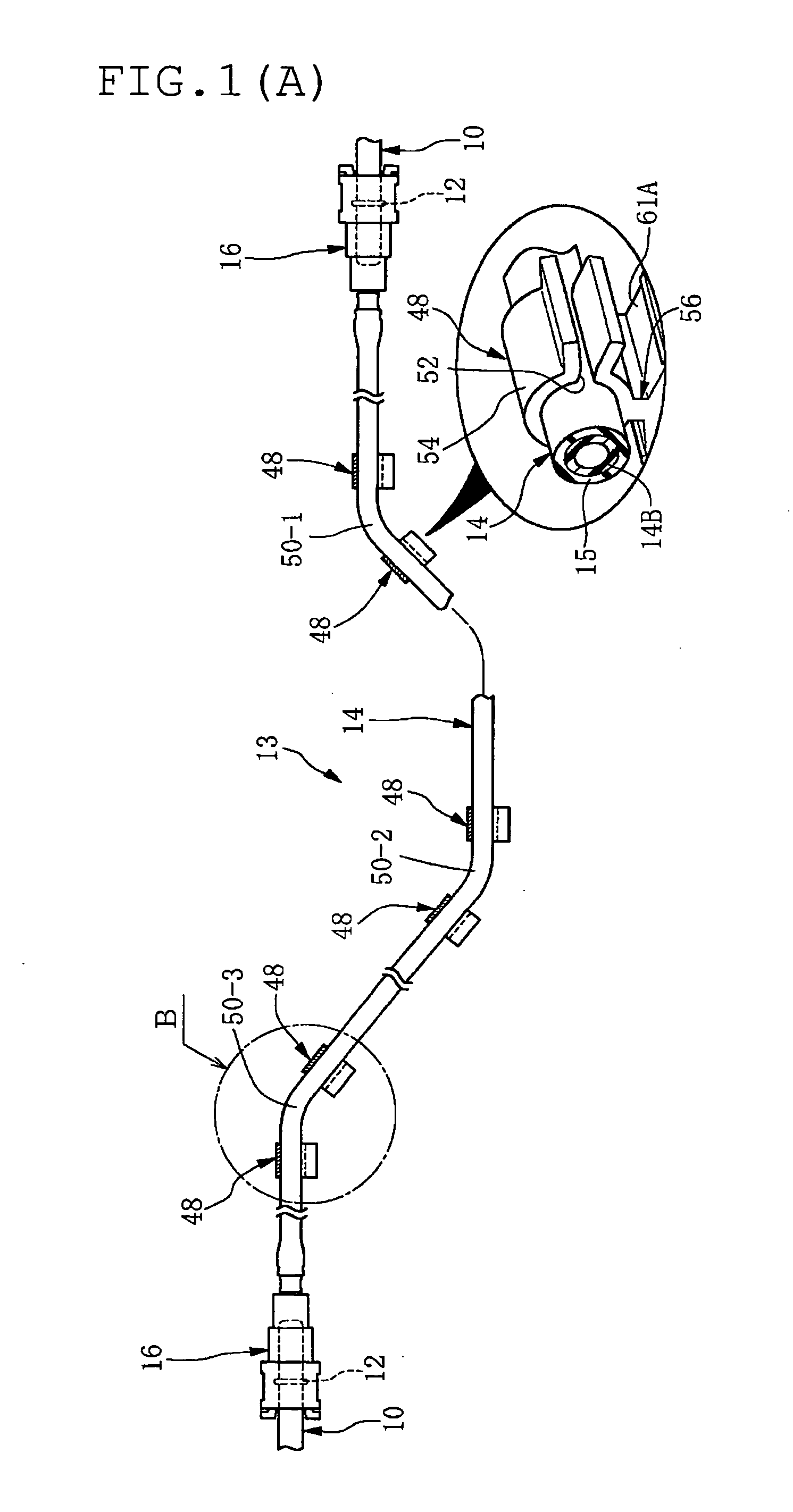 Piping unit for transporting fuel