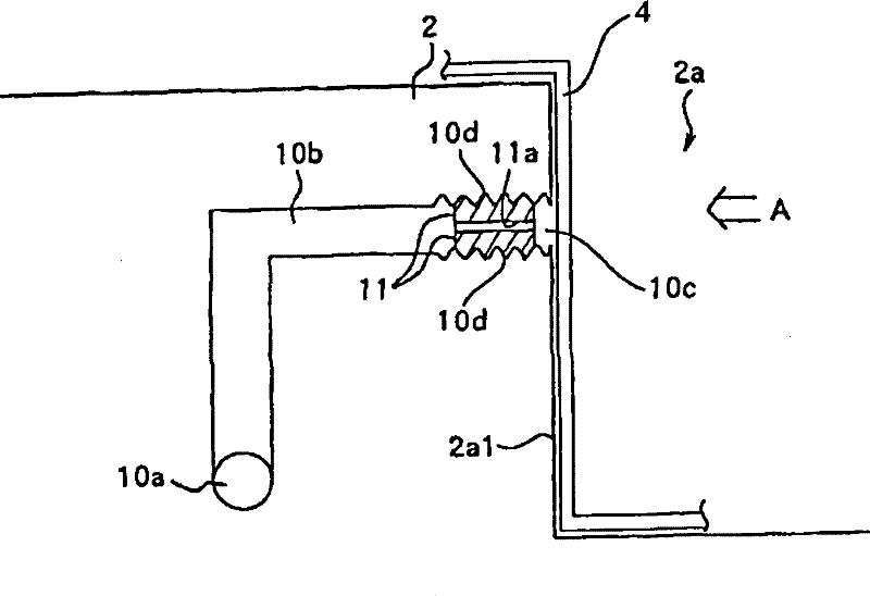 Hot-forming die, press-forming device, and hot press-forming method