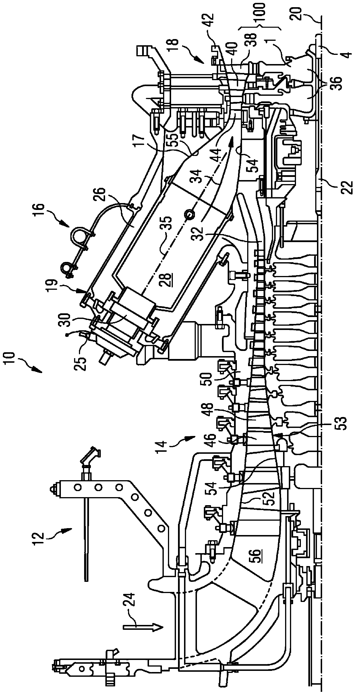 Gas turbine engine rotor disc holding assembly