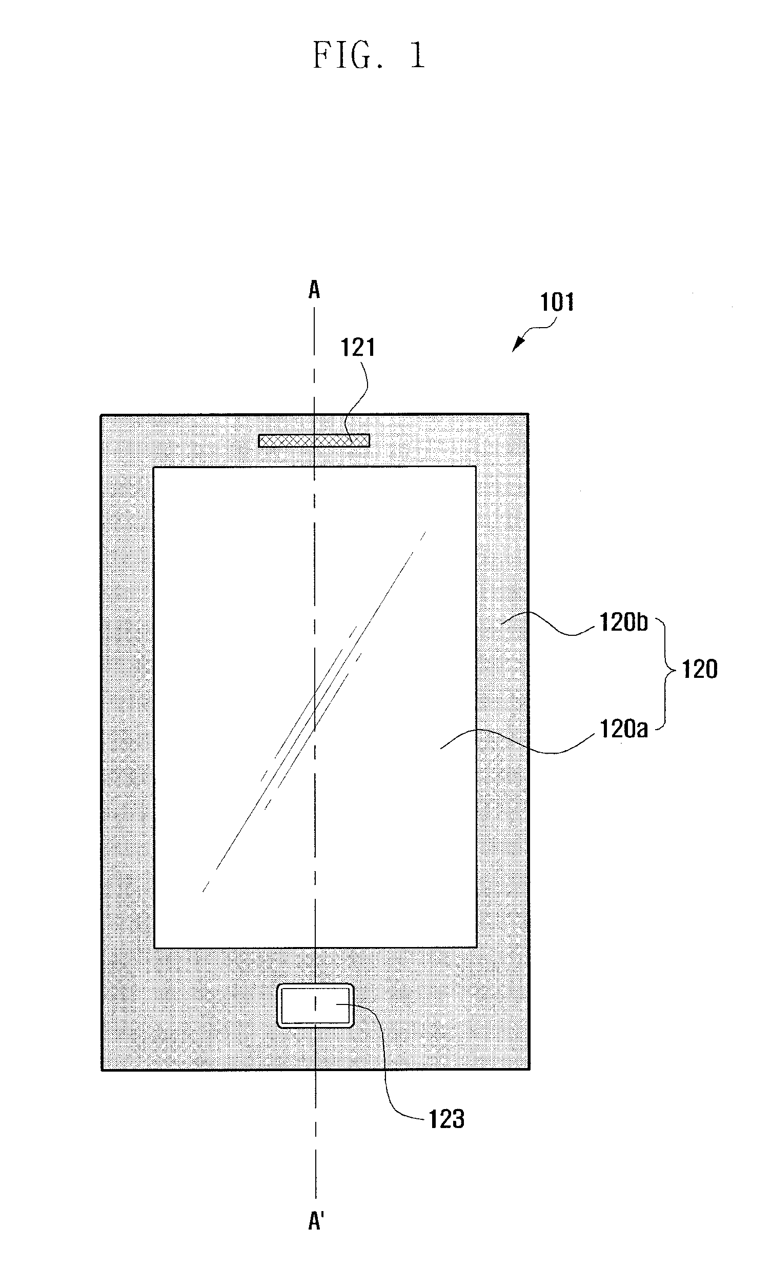 Near field communication antenna device of mobile terminal