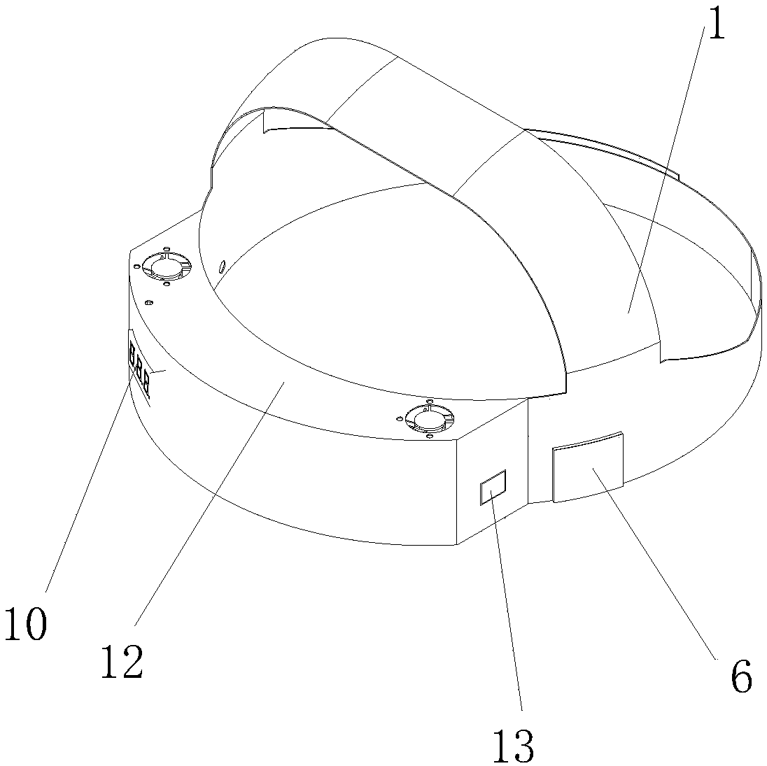 Head-mounted automatic cooling device and a cooling method