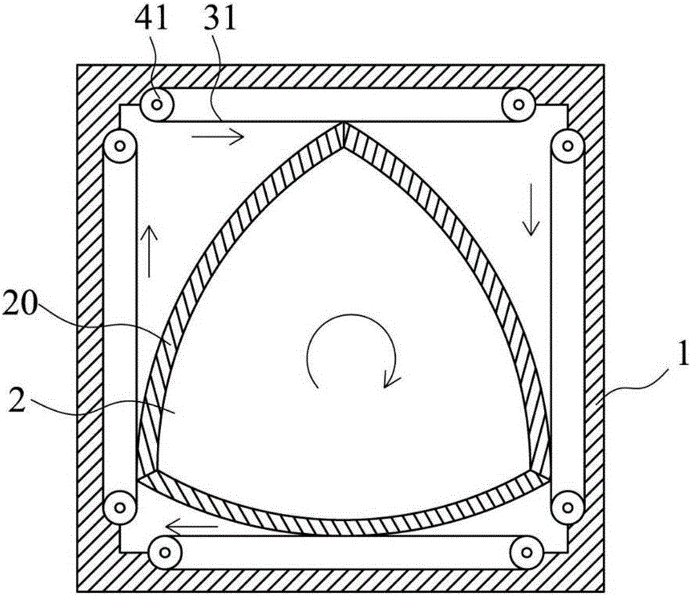 A rotating building structure and its suite