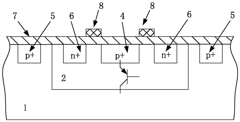 A Total Dose Radiation Resistant Pnp Transistor Structure