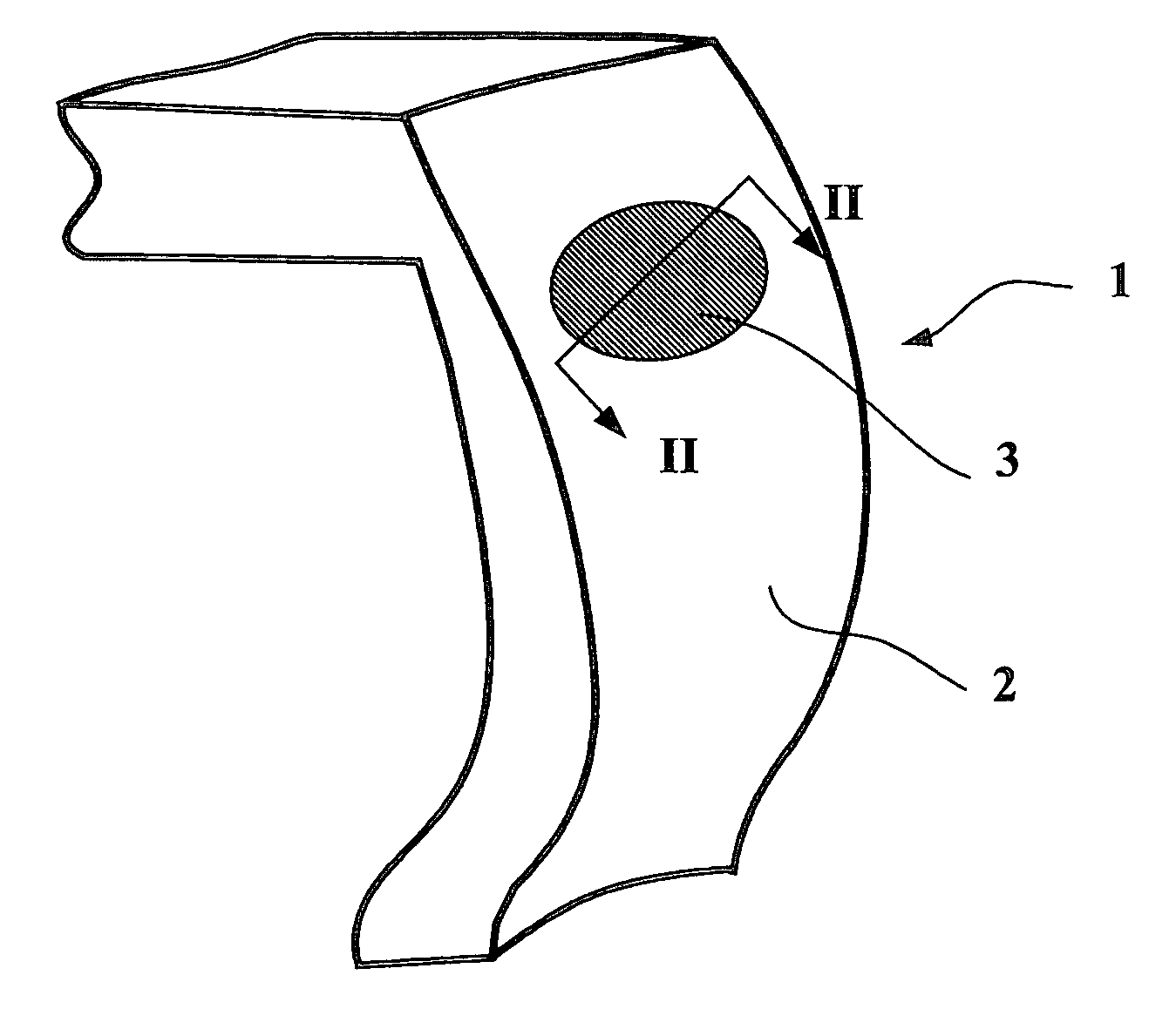 Tire comprising a colored design and process for obtaining it