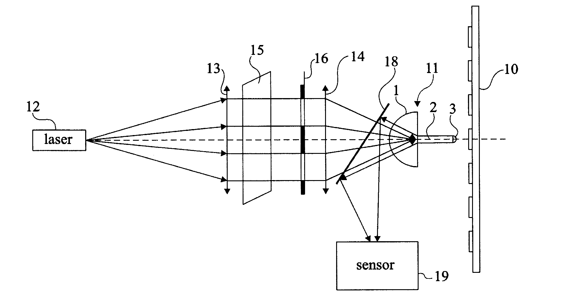 High-resolution read head for an optical disk