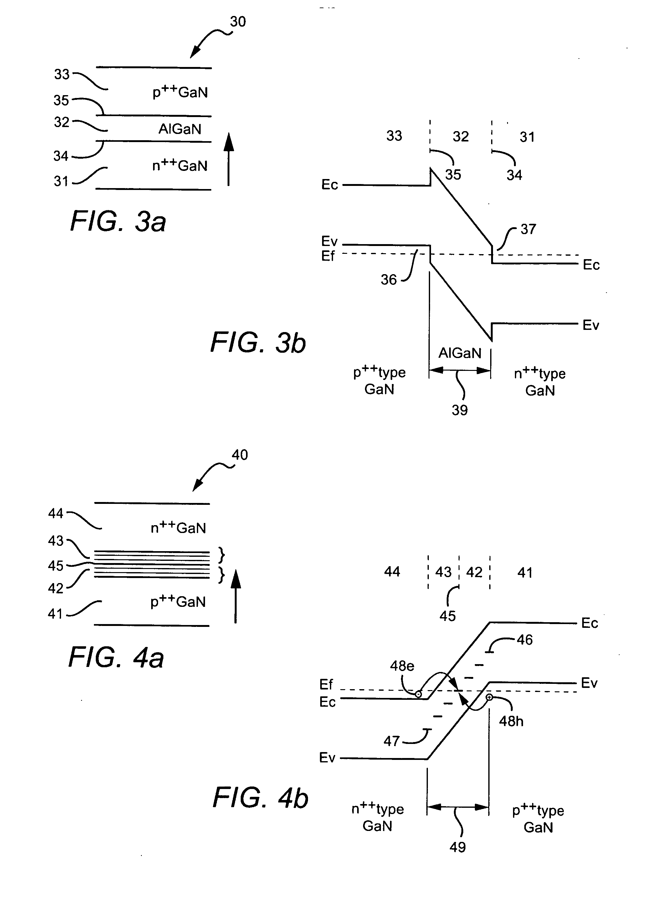 Low resistance tunnel junctions in wide band gap materials and method of making same