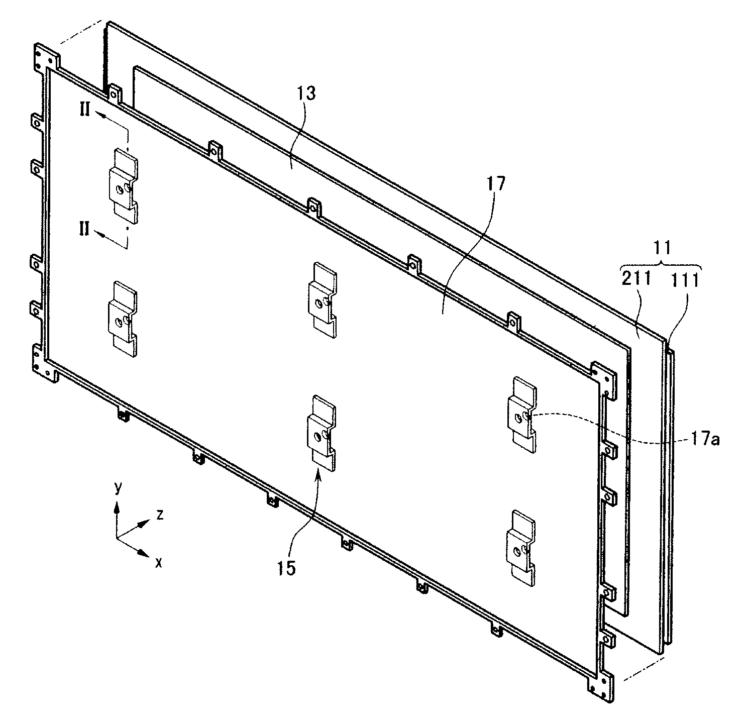 Display device with improved heat dissipation