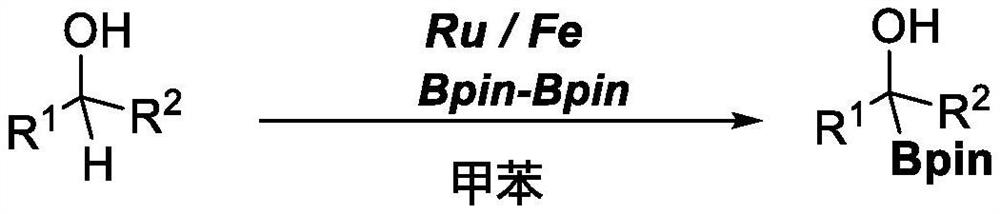 A kind of preparation method of α-hydroxy pinacol borate compound