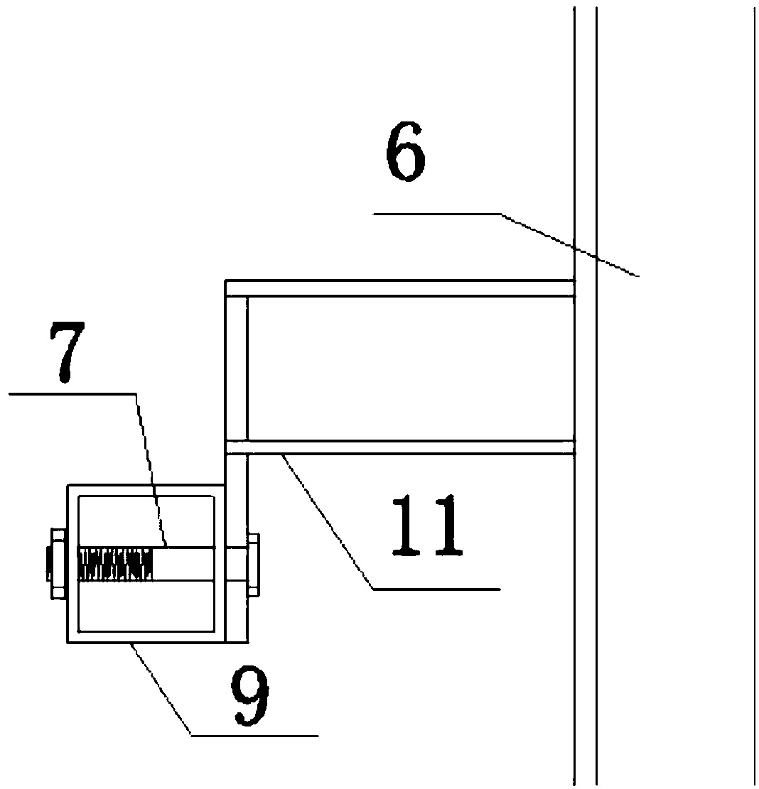 Inter-floor building block transportation device