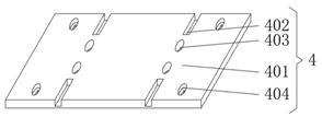 Large plastic mold opening device