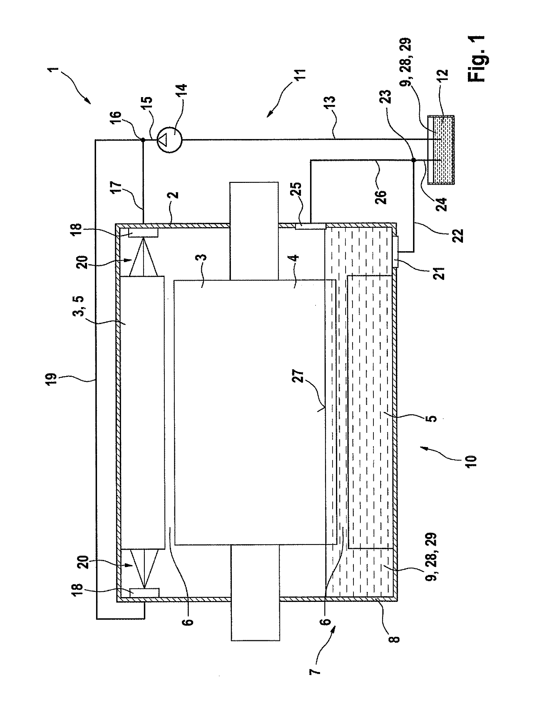 Electric machine having spray and sump cooling