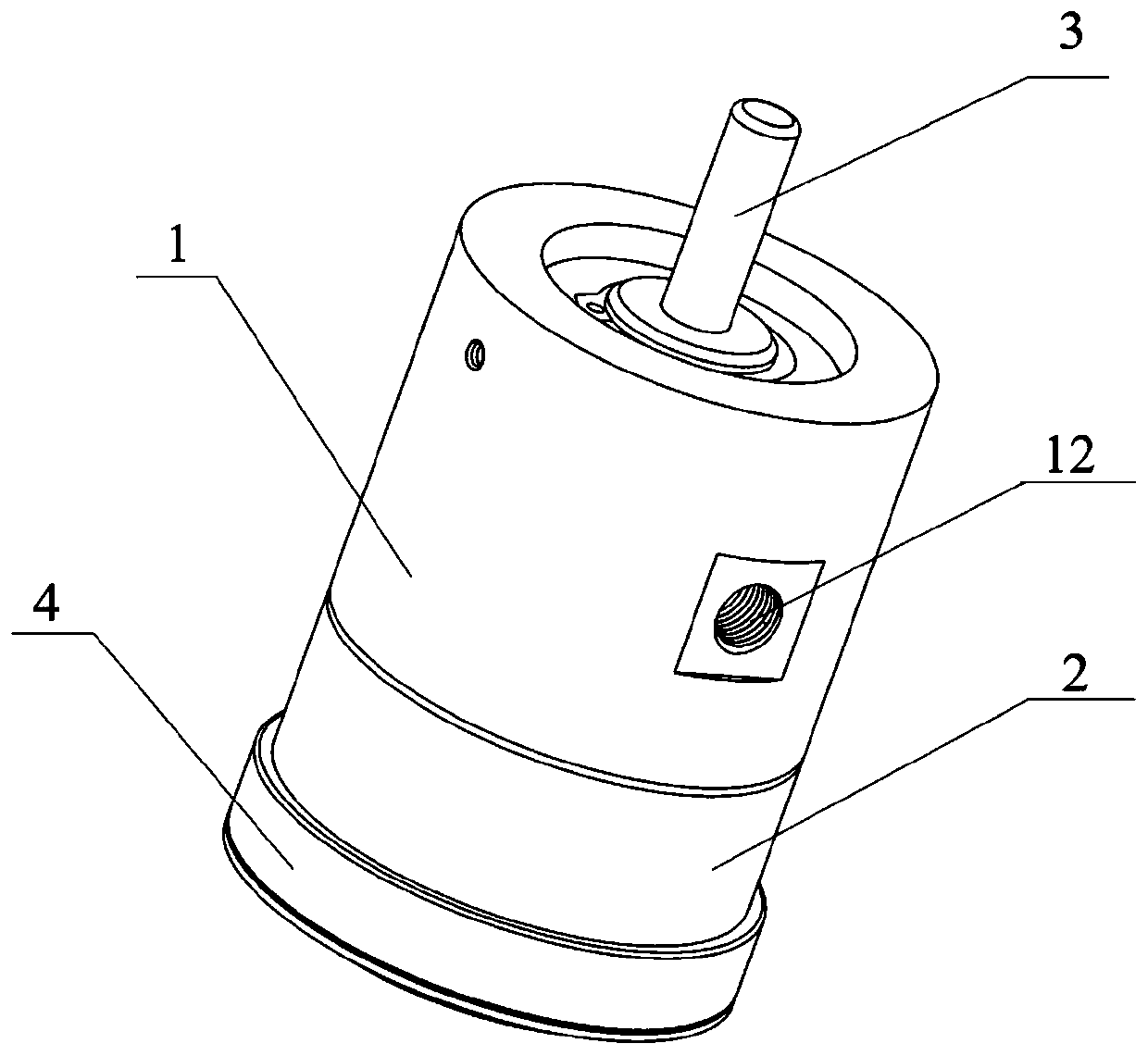 Numerical control polishing device liquid supplied through inner flow channel