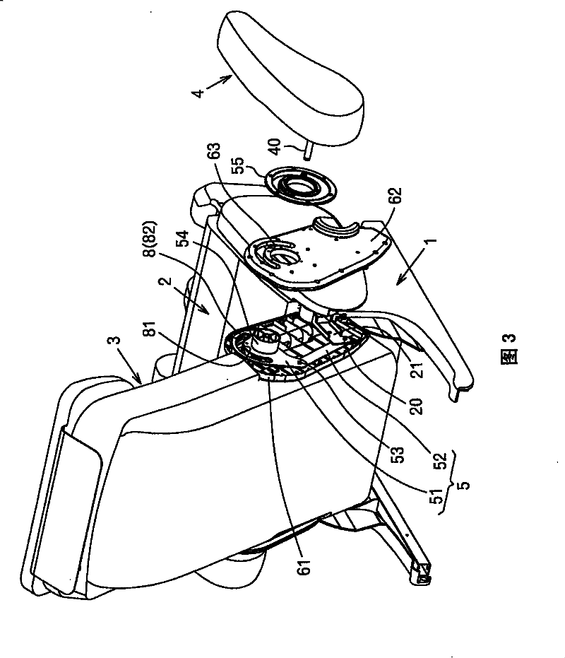 Horizontal liftable seat