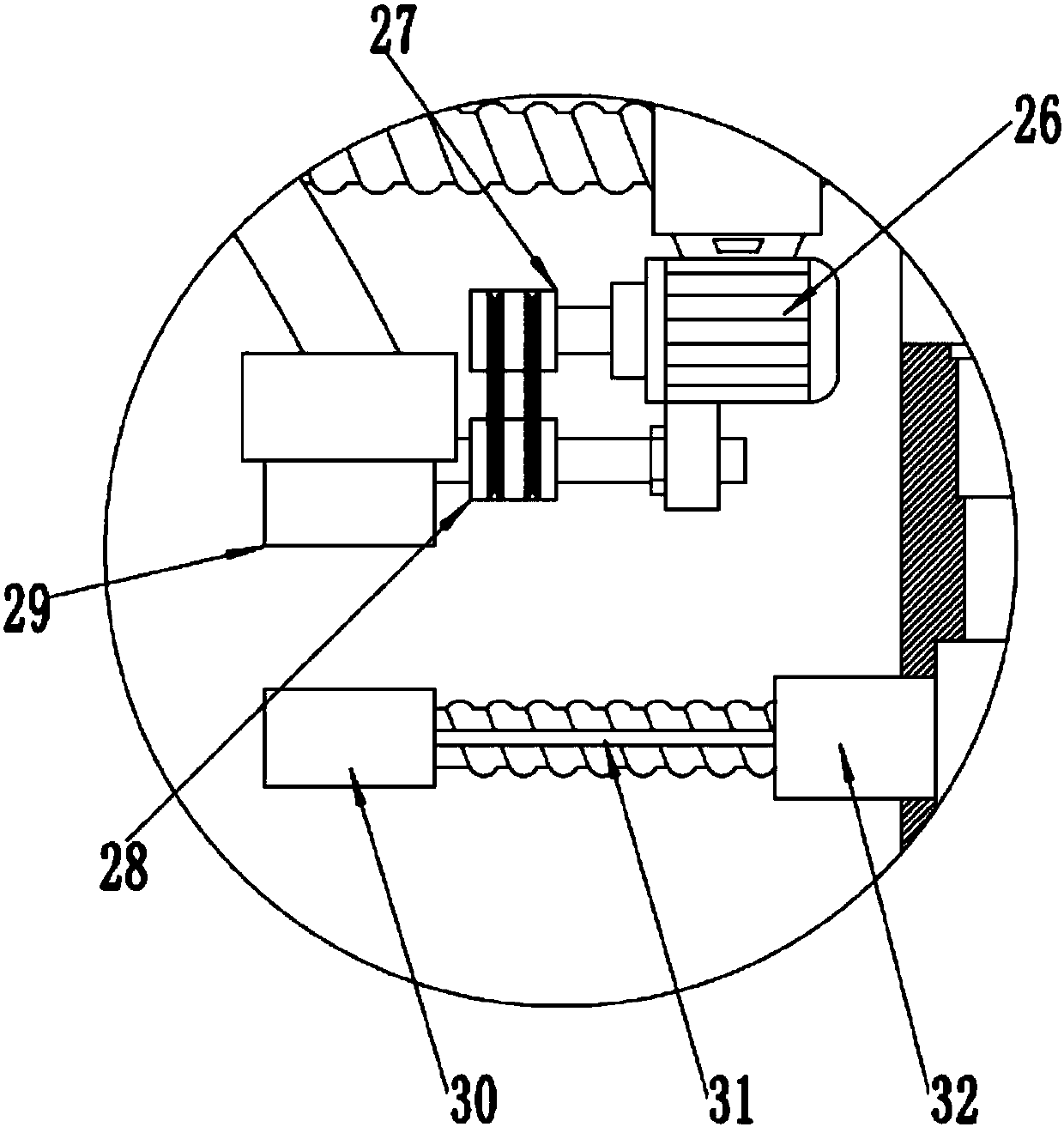 Device for simultaneously grinding inner walls and outer walls of steel pipes