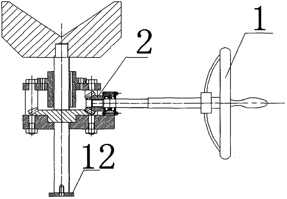 A double v-shaped block parallel synchronous lifting mechanism