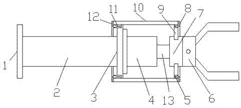 Mechanical arm with strengthened structure