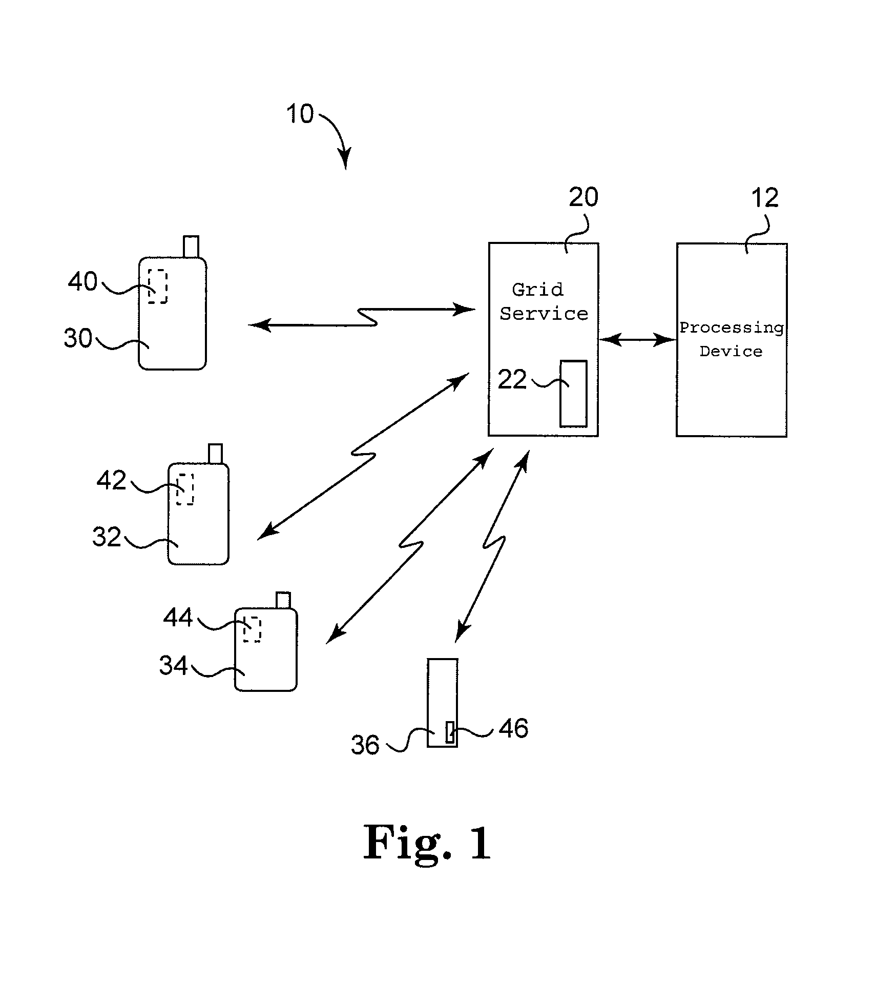 Distributed grid computing method utilizing processing cycles of mobile phones