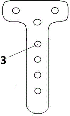 Orthopaedic medical instrument tibial bone plate