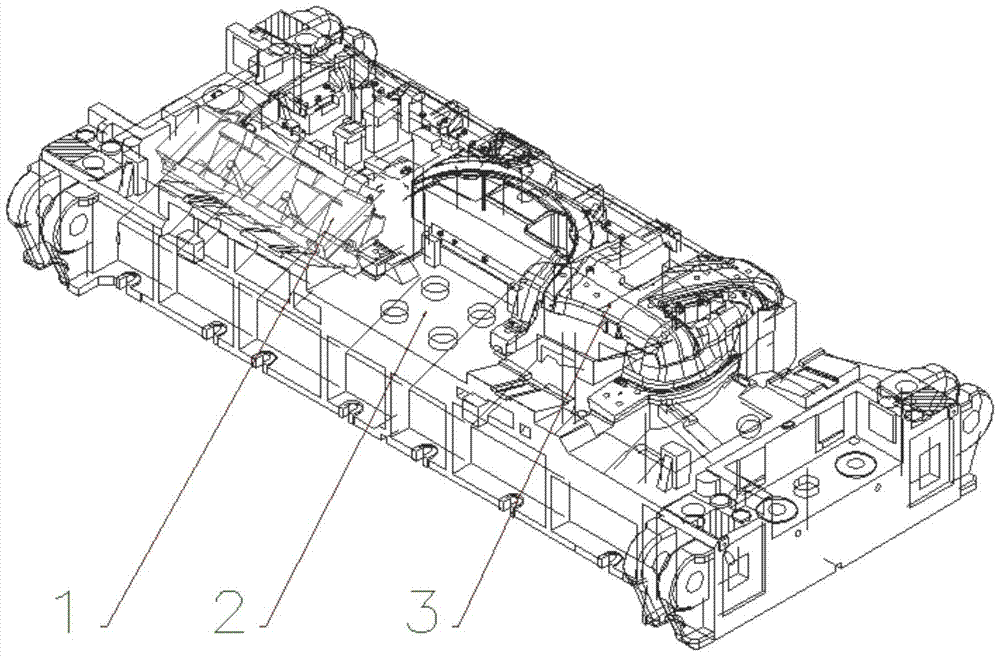 An online detection method for the oblique guide sliding surface of the oblique wedge slider