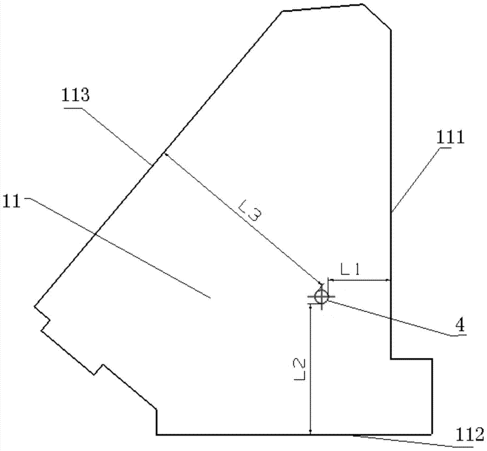 An online detection method for the oblique guide sliding surface of the oblique wedge slider