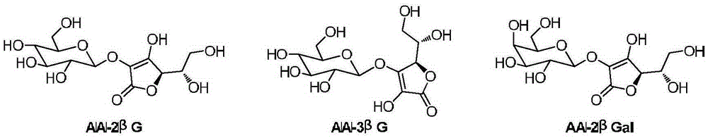 Application of L-ascorbyl glycoside compounds to preparation of alpha-glucosidase inhibitors