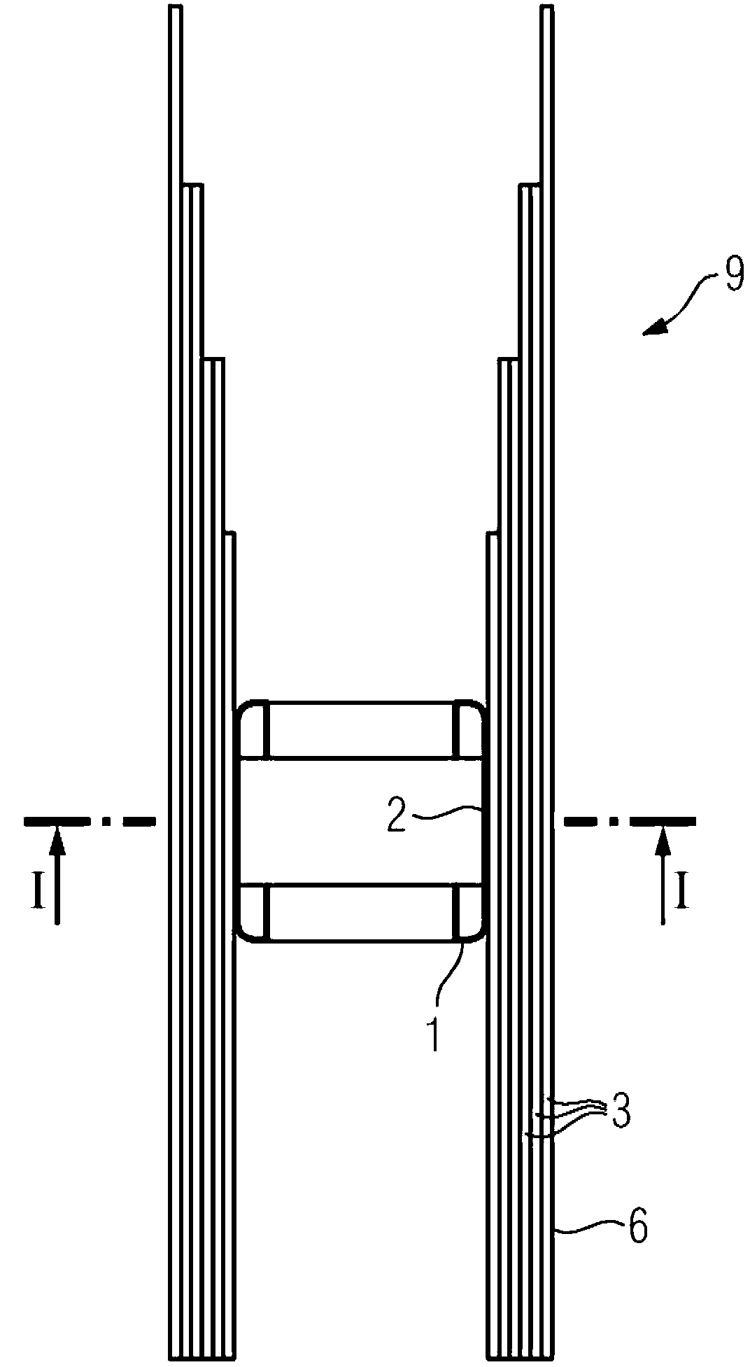 Barrier system for a high voltage device and high voltage device with a barrier system