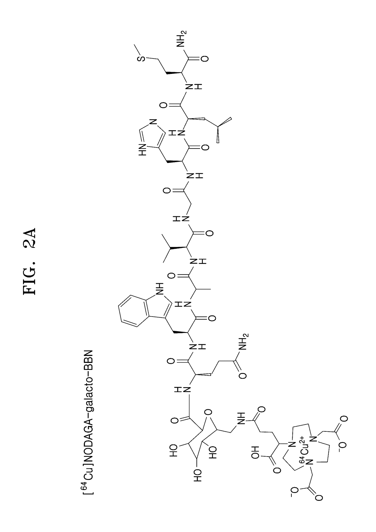 Novel compounds comprising a bombesin derivative, a process for the preparation thereof and a nuclear molecular imaging agent comprising the same