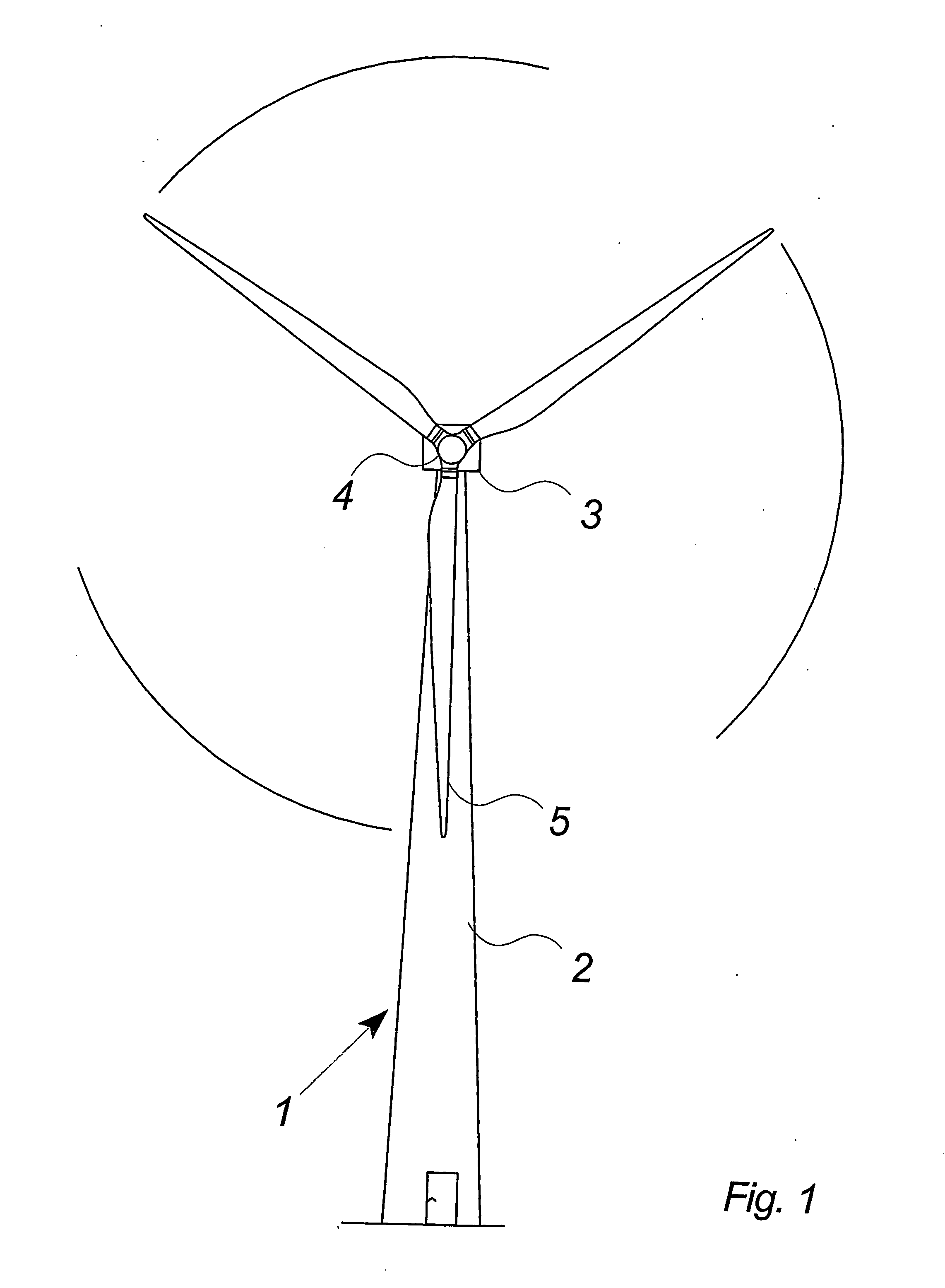 Method of manufacturing a wind turbine blade, wind turbine blade, front cover and use of a front cover