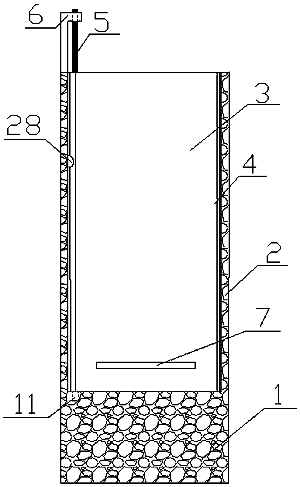 Automatic open-close flap gate provided with longitudinal oblique shaft
