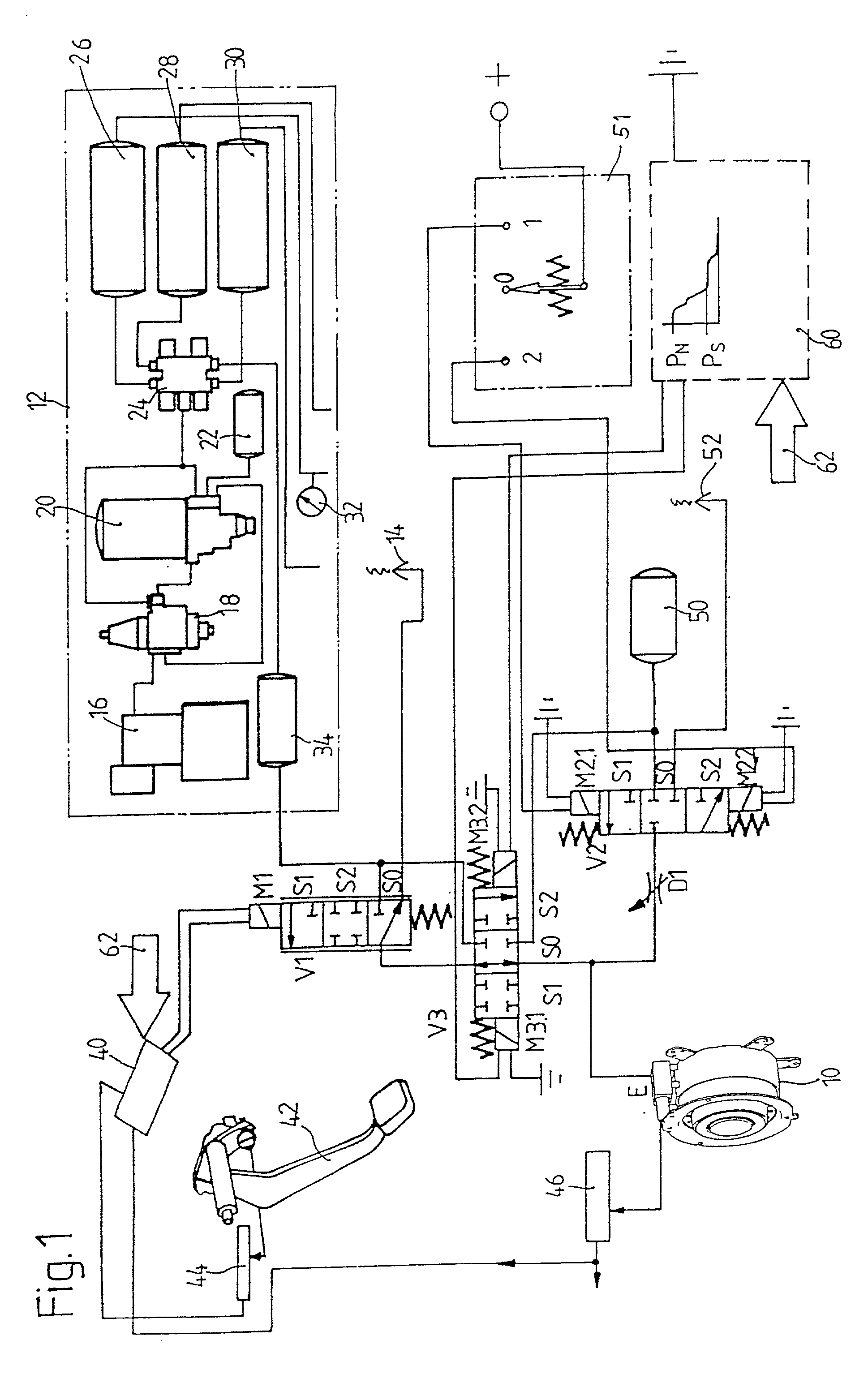 Clutch actuation system with auxiliary actuating assembly