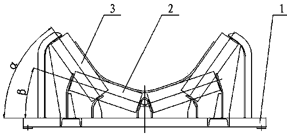 Deep groove carrier roller set